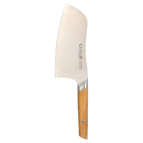 CUTLUXE Cleaver Knife - 7" Vegetable and Meat Butcher Knife - Olive Wood Handle ‚Äì Full Tang ‚Äì Olivery Series