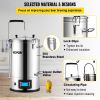 VEVOR Electric Brewing System, 9.2 Gal/35 L Brewing Pot, All-in-One Home Beer Brewer w/Pump, Mash Boil Device w/Panel, Auto/Manual Mode 100-1800W Powe