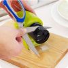 1pc Kitchen Electric Knife Sharpener Multifunctional Knives Scissors Sharpener Motorized High-Speed Sharpening Sistem Rotating Tool